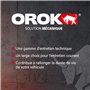 OROK - Grattoir plastique souple – Lot de 2 – 19 et 38 mm – Nettoyage sans rayures