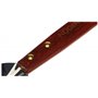 Nogent 1710 Spatule Inox Petit Modèle Manche Bois, Merisier