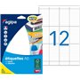 Etui A5 192 étiquettes blanches 56*34 mm