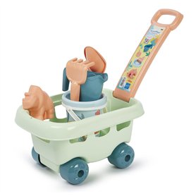 Jouets Ecoiffier - 465 - Chariot Dino Garni - Jeu de Plage pour Enfant - Dès 18 Mois - Origine France Garantie