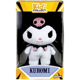 Peluche a collectionner Kuromi - JEMINI - Hello Kitty - Kid'collect +/- 13 cm