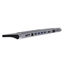 Hub USB-C T'NB DOCKUSBC11 Argenté