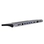 Hub USB-C T'NB DOCKUSBC11 Argenté