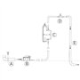 Pompe de relevage de condensats - SFA - Sanicondens Clim Pack S - Goulotte blanche - Kit installation complet - 21 dBA