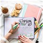 Quo Vadis - Collection : Life Journal - CARNET DE NOTES A POINTS (DOTS) Type Bullet Journal - Fermeture élastique - Rabat - Papi