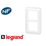 Legrand - Plaque de finition Mosaic spéciale rénovation 2x2 modules vertical - blanc