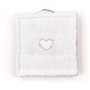 Coussin de sol - TODAY - CHARME - Slub x Chambray x Broderie Constance - 40 x 40 x 10 cm