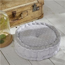 Coussin de sol rond - TODAY - CHARME - Imprimé Constance - 40 x 12 cm