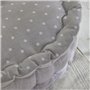 Coussin de sol rond - TODAY - CHARME - Imprimé Constance - 40 x 12 cm