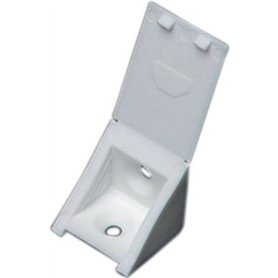 Prunier 101+ Systemtac Boîte de 100 Equerres simple à 2 trous Blanc