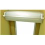 Trim&Tram 1 Support Tringle sans perçage Nickel Mat pour Coffre de volet Roulant à rainure diamètre 20