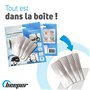 BEEPER - Stickers reflechissants pour Trottinette Electrique ME136 (Lot de 4 Stickers)