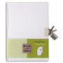 DRAEGER PARIS 1886 Toga by Journal Intime DIY à Décorer - 180 Pages Lignées + Protège-Carnet + Cadenas avec 2 Clés - Idéal Do It