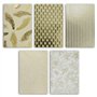 Clairefontaine 211846AMZC - Un Carton De 10 Rouleaux De Papier Cadeau - Papier Premium 80g - Dimensions : 2x0,70m - Motif : Or, 