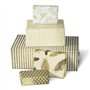 Clairefontaine 211846AMZC - Un Carton De 10 Rouleaux De Papier Cadeau - Papier Premium 80g - Dimensions : 2x0,70m - Motif : Or, 