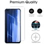 NOVAGO compatible avec Realme X50 5G -Pack de 2 films en verre trempé ultra résistant anti choc et anti explosion d'écran (Trans