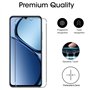 NOVAGO Compatible avec realme C61 4G/realme C63 4G -Pack de 2 Films Protection écran en Verre trempé Solide 9H (Transparent), ne