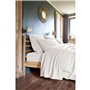 Drap Plat 270 x 300 cm Double Gaze de Coton Luxe Gaïa Blanc