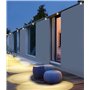 Lot de 8 Spots Solaires LED Blanc Chaud avec Panneau Solaire déporté MINI ROUNDY - A piquer au sol ou à fixer au mur