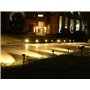 Lot de 8 Spots Solaires LED Blanc Chaud avec Panneau Solaire déporté MINI ROUNDY - A piquer au sol ou à fixer au mur
