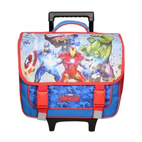 BAGTROTTER Cartable à roulettes 38 cm Avengers Multicolore