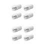 cyclingcolors 8x Vis de fixation pour façade de tiroir goupille à expansion en plastique blanc Ferrure Assemblage Meuble Pince M