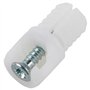 cyclingcolors 8x Vis de fixation pour façade de tiroir goupille à expansion en plastique blanc Ferrure Assemblage Meuble Pince M