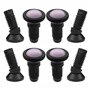 cyclingcolors 8X Embout rentrant revêtement Téflon Pied Rond orientable réglage Base Protection Meuble Chaise étagère Table