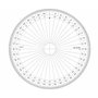 GRAPHOPLEX Rapporteur cercle entier 20cm grades Transparent