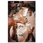 Artifetes 16 Serviettes Papier IMPRIMÉ Oh Baby VÉGÉTAL 33CM