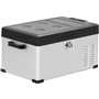 Glaciere a compression - EZA - 25L - Refroidir/congeler - Prise allume-cigare - 12V / 24V / 220V - Gris