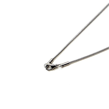 Zen’Arôme Chaîne en Maille de Serpent pour Collier Diffuseur Aromathérapie – Accessoire pour Bijoux Aromathérapie Huiles Essenti