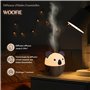 Zen’Arôme Diffuseur Huile Essentielle Woofie, Diffuseur Ultrasonique Aromathérapie à Froid, Électrique USB, 2 Modes de Diffusion
