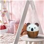 Zen’Arôme Diffuseur Huile Essentielle Woofie, Diffuseur Ultrasonique Aromathérapie à Froid, Électrique USB, 2 Modes de Diffusion