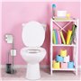 MSV "Bergamo Porte-Rouleau WC Brosse WC en Acier Inoxydable et Verre Support Gris 3 en 1