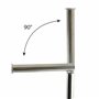 MSV "Bergamo Porte-Rouleau WC Brosse WC en Acier Inoxydable et Verre Support Gris 3 en 1