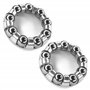 cyclingcolors 2X ROULEMENT Cage A Billes PEDALIER 9 Billes 6.35MM Transmission Velo VTT Ville Vintage BMX