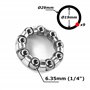 cyclingcolors 2X ROULEMENT Cage A Billes PEDALIER 9 Billes 6.35MM Transmission Velo VTT Ville Vintage BMX