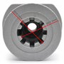 Easyboost support de lame moyeu pour tondeuse Castelgarden GGP Alpina Bestgreen Mountfield Mc Allister Stiga – Réf. OEM 22465607