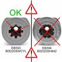 Easyboost support de lame moyeu pour tondeuse Castelgarden GGP Alpina Bestgreen Mountfield Mc Allister Stiga – Réf. OEM 22465607