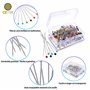 CZ Store ✮Marque Francaise epingle Couture|Lot de 250|✮✮Garantie A Vie✮✮- Multicolores- Tete Ronde mercerie/Patchwork/Decoration