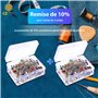 CZ Store ✮Marque Francaise epingle Couture|Lot de 250|✮✮Garantie A Vie✮✮- Multicolores- Tete Ronde mercerie/Patchwork/Decoration