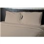 Lot de 2 taies d'oreiller - HOME LINGE PASSION - HP72091 - Microfibre 82 g - 50 x 70 cm - Beige