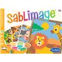 SentoSphère - SABLIMAGE - FAUNE AFRICAINE - 881 - Kit Loisir Créatif - Réaliser 4 tableaux avec 15 tonalités de sable - A partir
