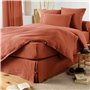 Taie d'oreiller en Double Gaze de Coton – 60 x 60 cm – Gaïa Terracotta