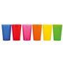 SANYGIENE Verre PP Réutilisable Multi Couleurs 33CL | Lot de 12 Gobelets - 6 Couleurs | Incassable | Lave Vaisselle Ok | Toutes