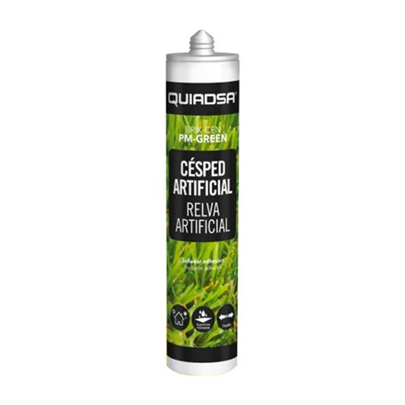 Mastic Polyuréthane Vert 290 mL – Étanchéité Gazon Artificiel