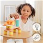 OPPI - STIX - Jeu éducatif en Bois et Silicone - Jeu d'éveil - Motricité - Jeu de Construction - 2-12 Ans - avec livret d'instru
