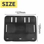 AERZETIX - Lot de 6 Housses de poignée de Sac à Main 127x105 pour Sangle 30 mm - en Caoutchouc - Accessoire pour valises Bagage 