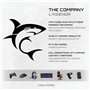 White Shark, Armageddon, Contrôleur Gaming Compatible avec PS3 et PS4, Conception Ergonomique avec 15 Touches + 2 Analogiques + 